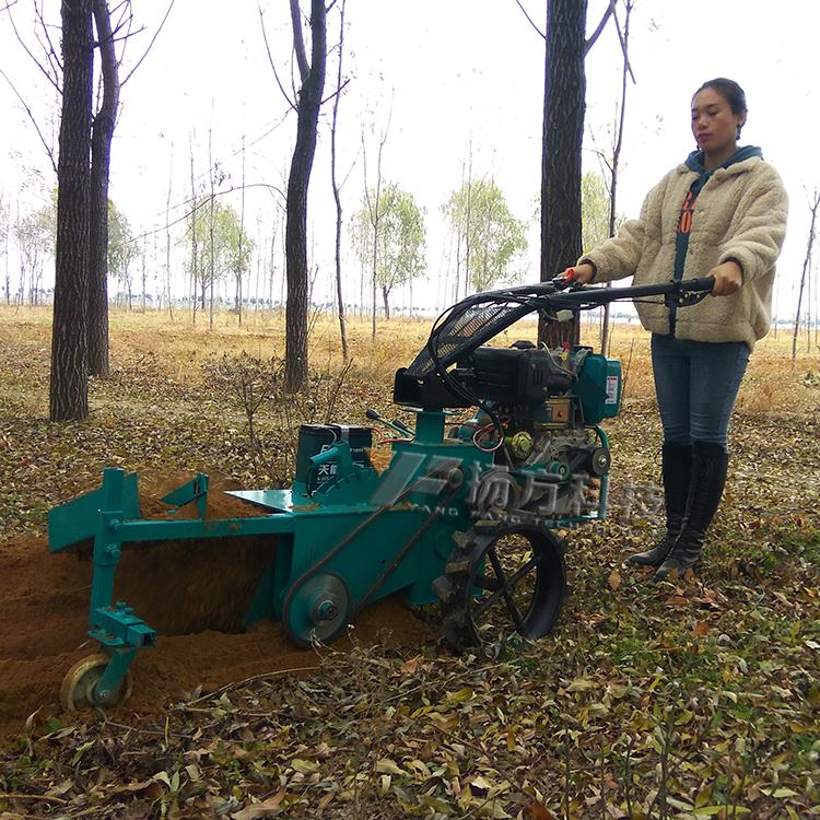 扬方机械新款LTS15-60 果园开沟机   小型果园挖沟机