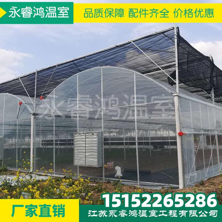 襄樊连栋大棚-外遮阳连栋大棚-连栋温室大棚-简易连栋大棚安装指导
