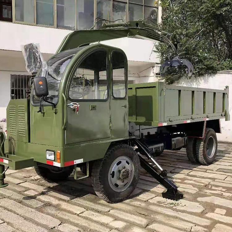 小型四不像改装挖掘机 四驱选配随车挖运输车 多功能自卸随车挖掘机