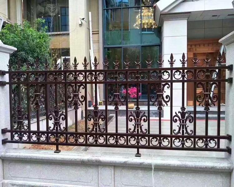 铝艺洋房护栏铝合金高档别墅护栏--庭院围墙铝栅栏--欧式铝艺阳台栏杆