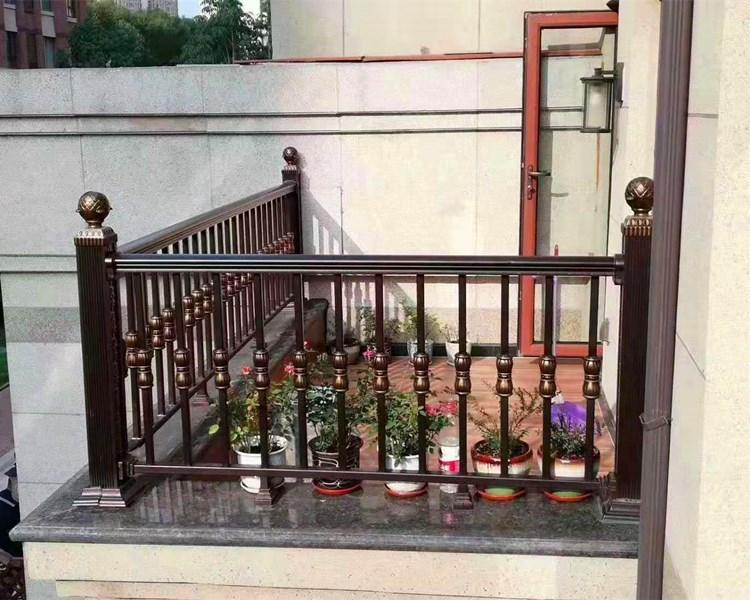 铝艺阳台护栏_楼梯扶手_铝合金防护栏_别墅庭院栏杆_围栏