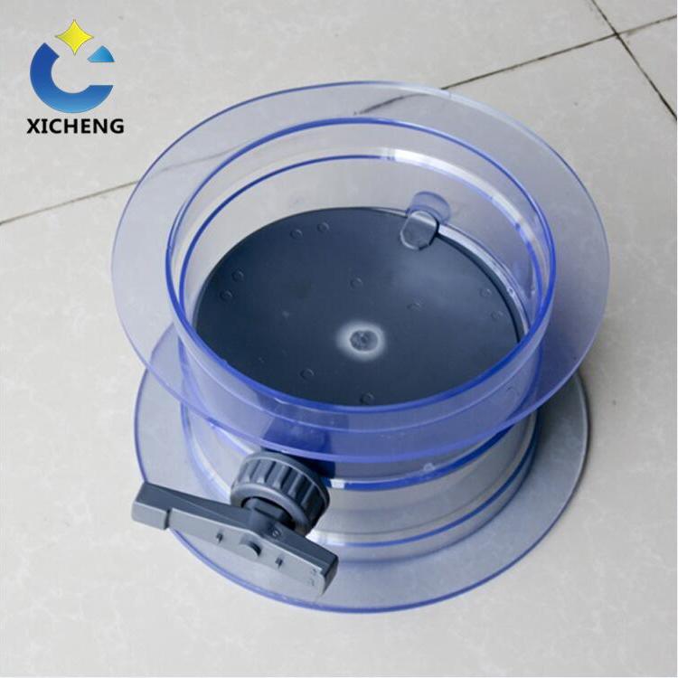 PVC透明法兰风阀PVC手动透明阀PVC透明风阀