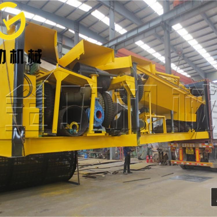 淘金船供应商   厂家出口淘金船  振动淘金设备
