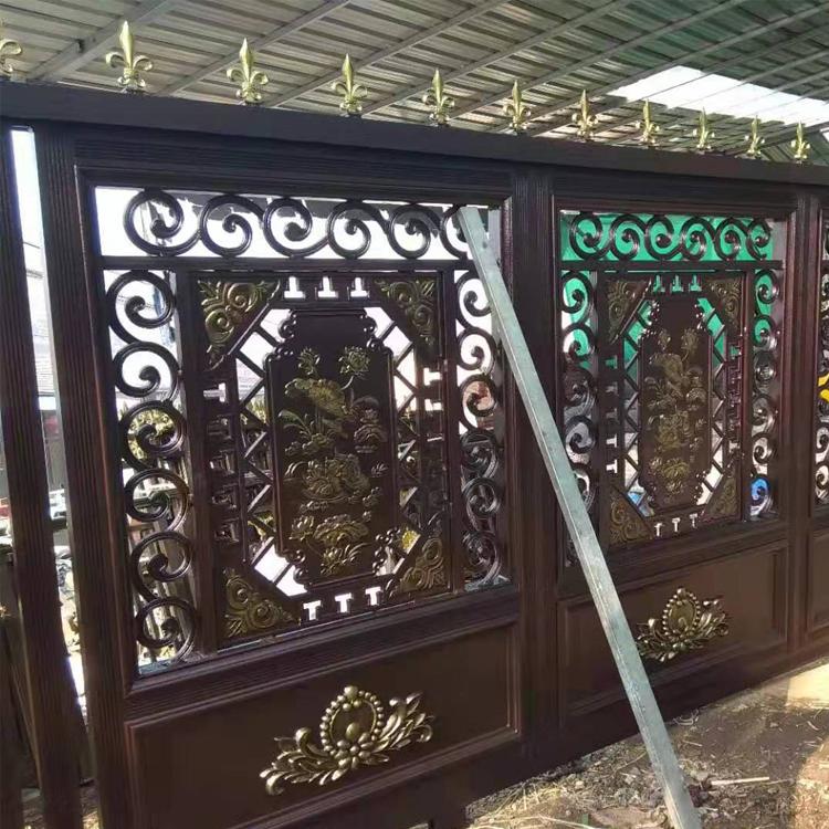 烨宇推荐铁艺大门  小区别墅铁艺门 加工订制