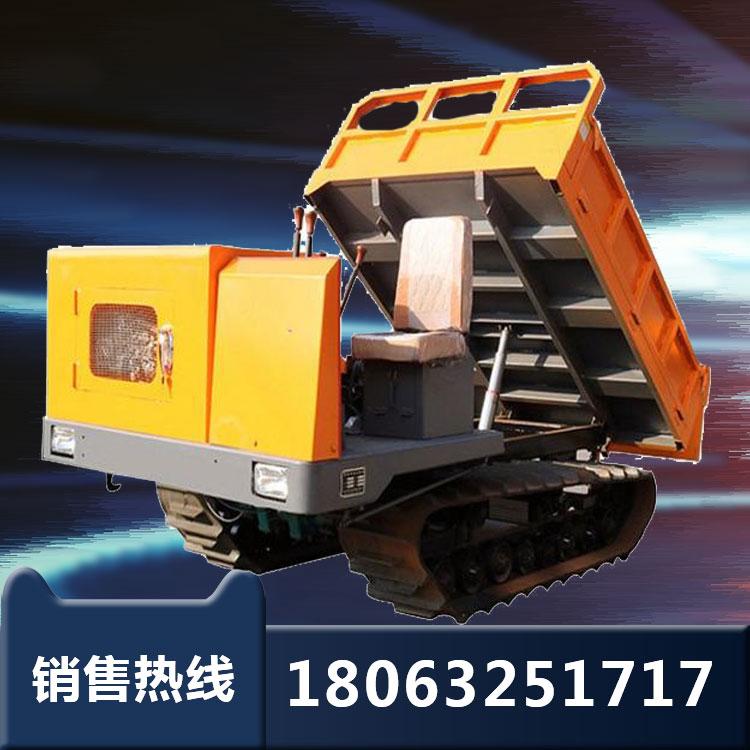 5吨座驾式履带运输车 7吨农用翻斗履带运输车 工程履带运输车做水利拉石头