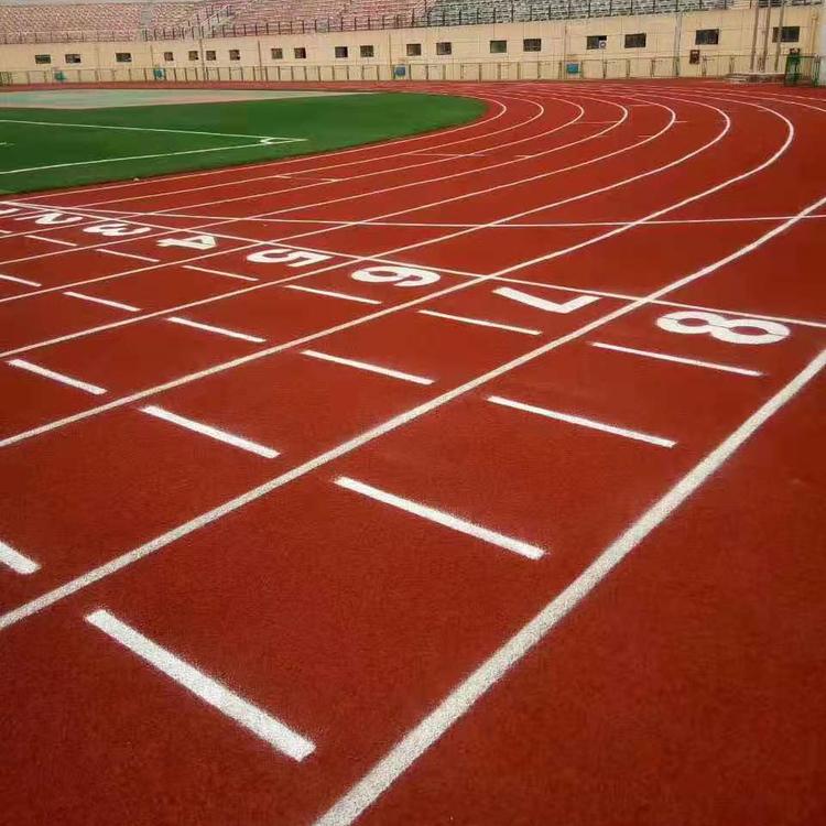 四川透气型塑胶跑道厂家直销_EPDM橡胶田径运动场地材料_新国标运动场地材料生产商