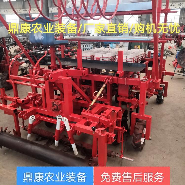 六行蔬菜药材移栽机厂家直销操作简单机械一体化
