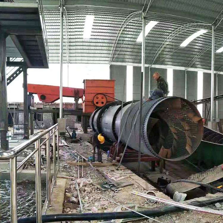 （分离出泥土和石）用滚筒筛 厂家定制滚筒筛 （青晨）滚筒筛