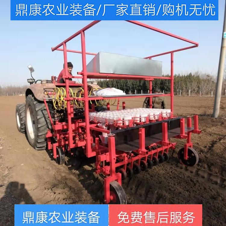 八行洋葱蔬菜移栽机牵引式一体机厂家直销