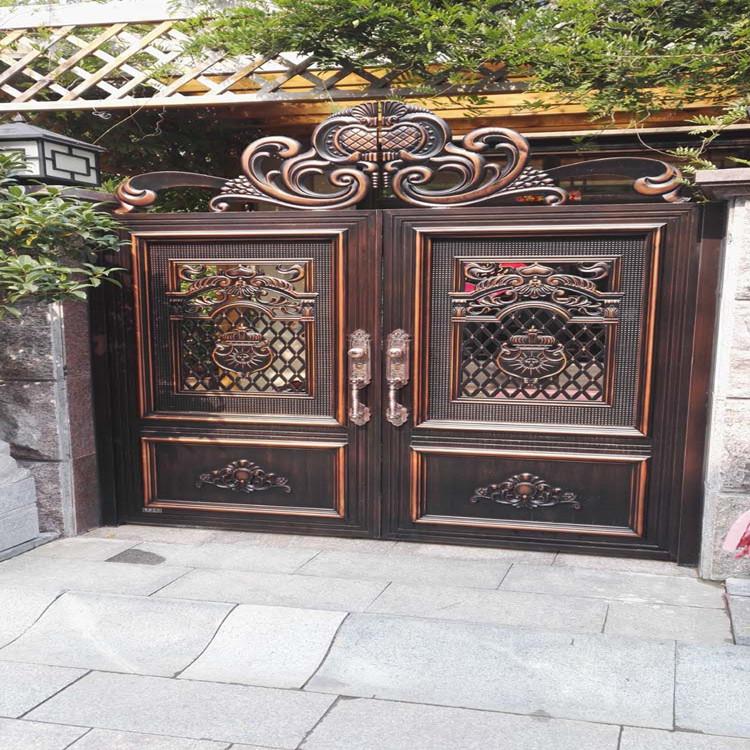 北京铝艺大门批发 山东铝艺门厂家   选艺馨
