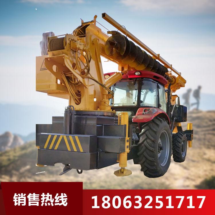 厂家定制建筑农用拖拉机改装平板吊 10吨拖拉机平板吊 四缸动力系统拖拉机起重机
