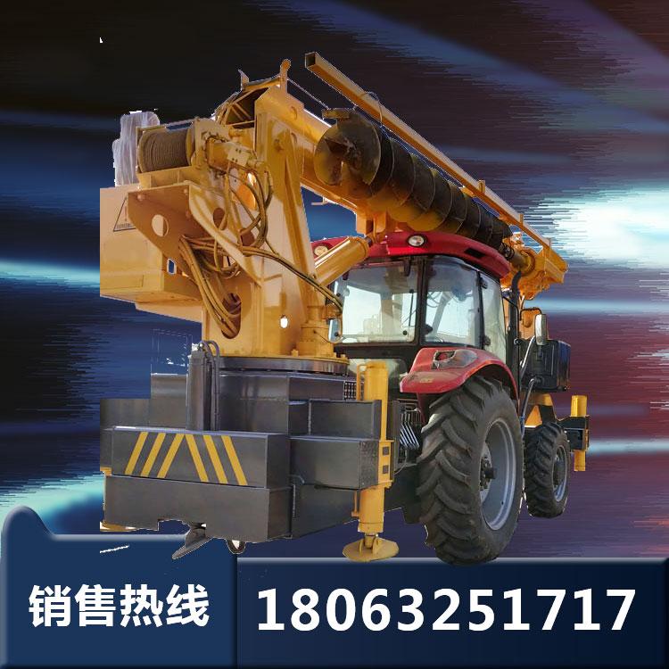 直销拖拉机吊车 不带驾驶室拖拉机吊钻一体机 小型拖拉机吊