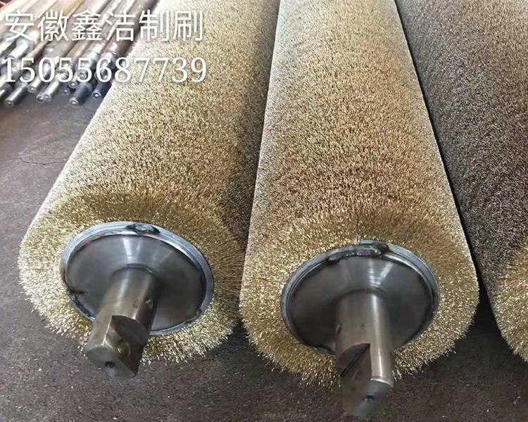 工业毛刷厂家直销 钢丝辊刷 钢丝辊 除渣除锈钢丝辊 钢丝刷毛刷辊批发