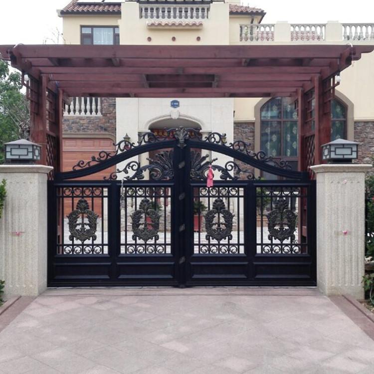 与你相遇：艺馨铝艺大门批发  铝艺门供应商