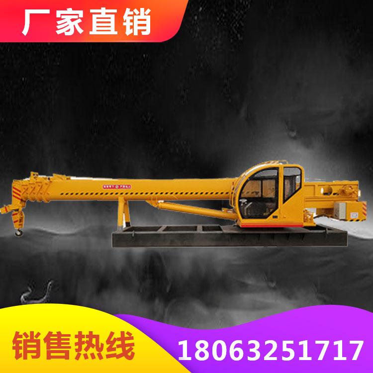 直销船用12吨起重机 双动力船吊甲板折臂吊 港口码头装卸克令吊