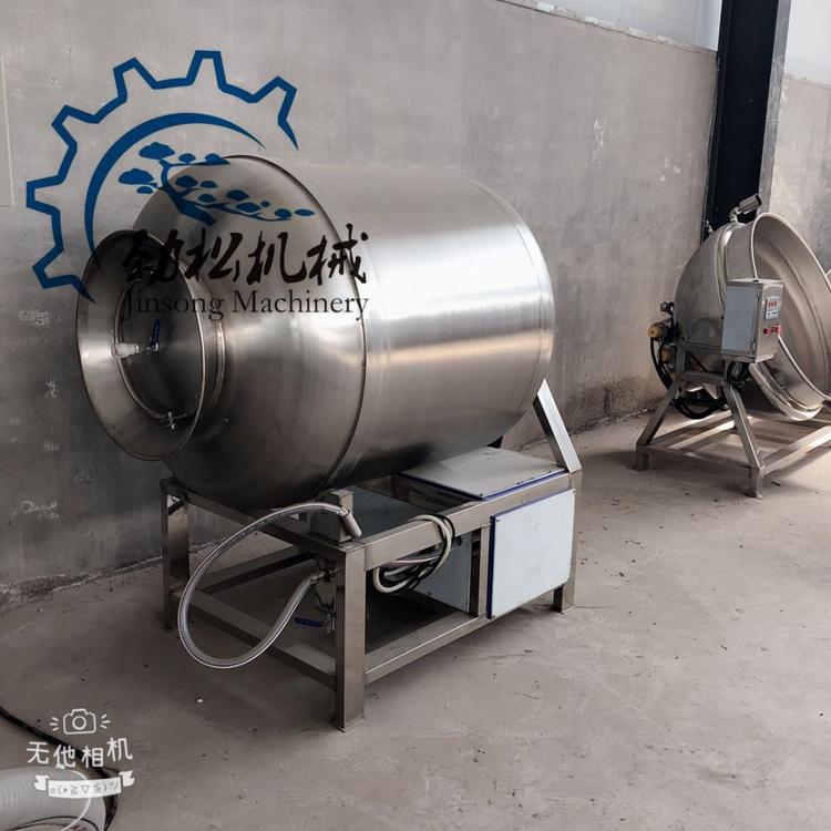 小型酱牛肉真空滚揉腌制机  食品厂专用滚揉机机 鸡柳加工设备