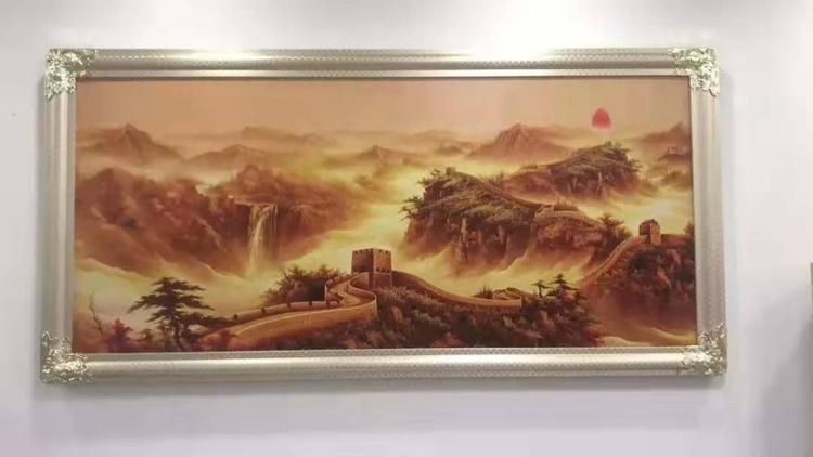 碳纤维墙暖画