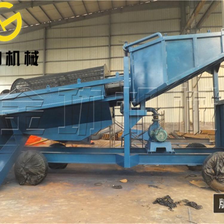 新疆移动淘金车  淘金车怎么操作   小型移动便携式淘金车