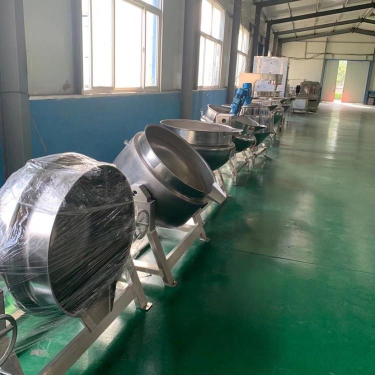蒸煮可倾带搅拌夹层锅火锅底料炒锅熬汤锅翻炒锅