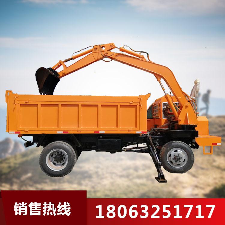 建筑工地轮式随车挖 改装农用随车挖 拉土拉沙四不像随车挖