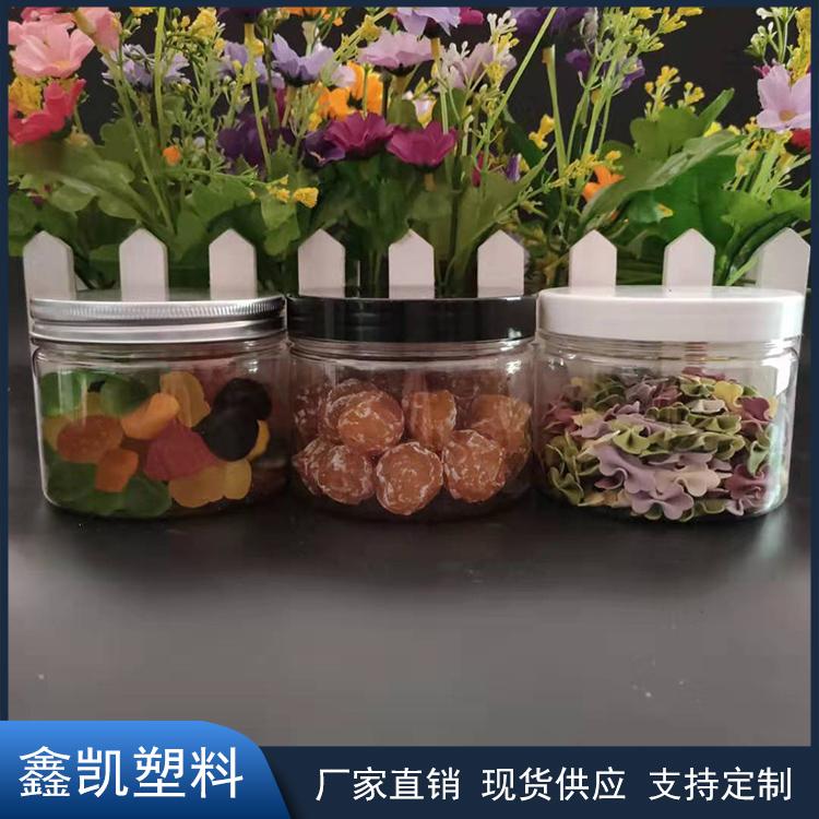 现货供应 PET塑料瓶 螺旋盖食品瓶 透明花茶瓶 85*85螺旋塑料瓶
