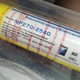 美国陶氏纳滤膜NF270-2540进口陶氏2540反渗透纳滤膜