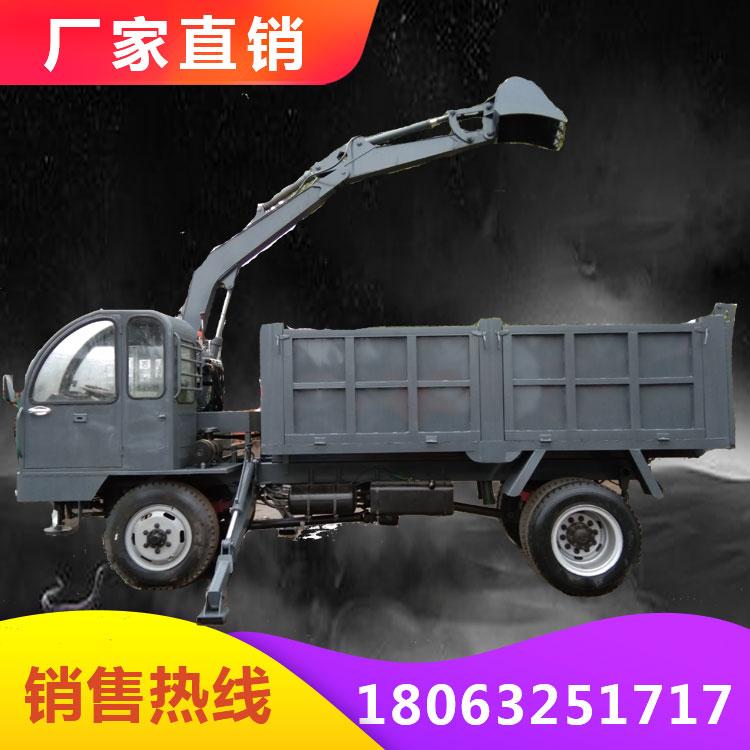 山东四不像随车挖 随车挖随车吊自卸车价格 轮式吊挖一体车