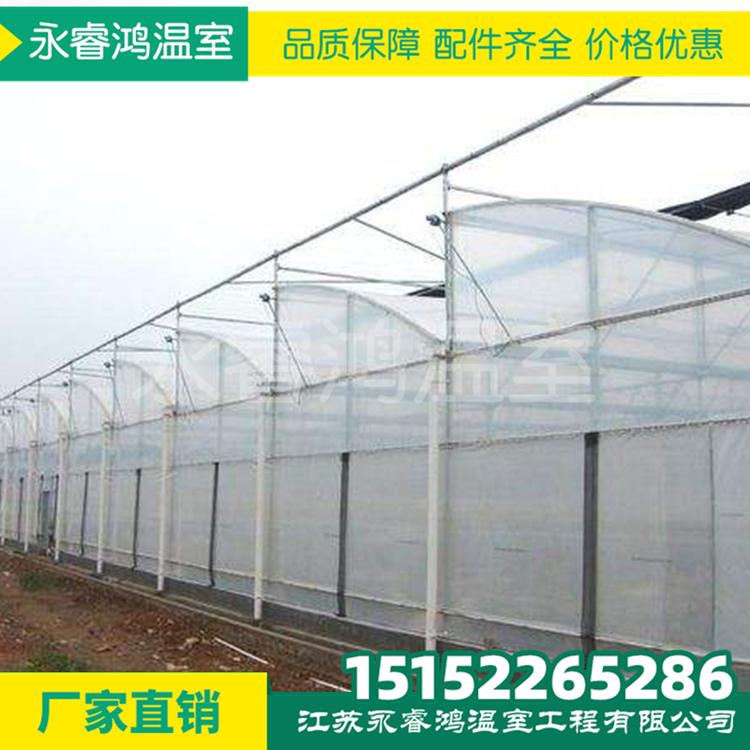 湖南岳阳市热镀锌大棚骨架 连栋大棚 玻璃温室骨架 外遮阳连栋大棚 简易大棚 大棚钢管厂