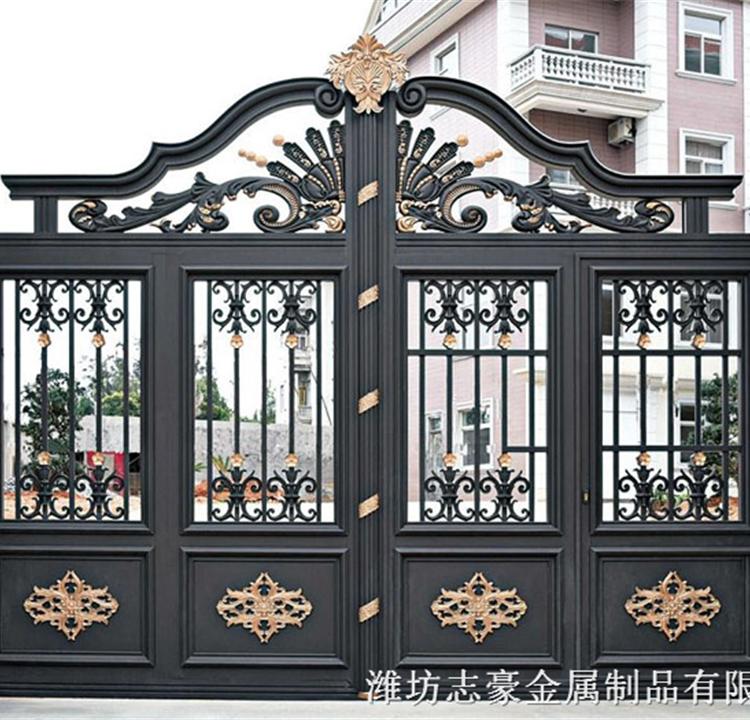 欧式铝艺大门 山东欧式铝艺大门 欧式铝艺大门生产厂家 风格多样 按需定做
