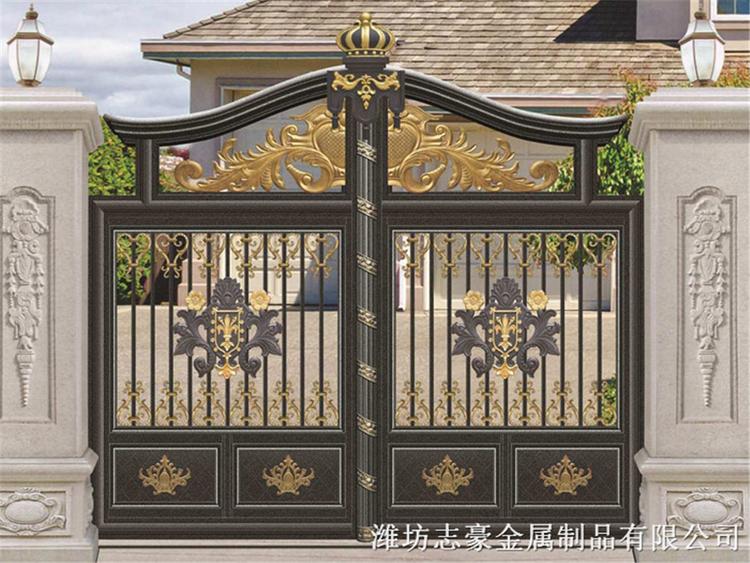 铝艺大门 加工铝艺大门 铝艺大门供应 简约风格