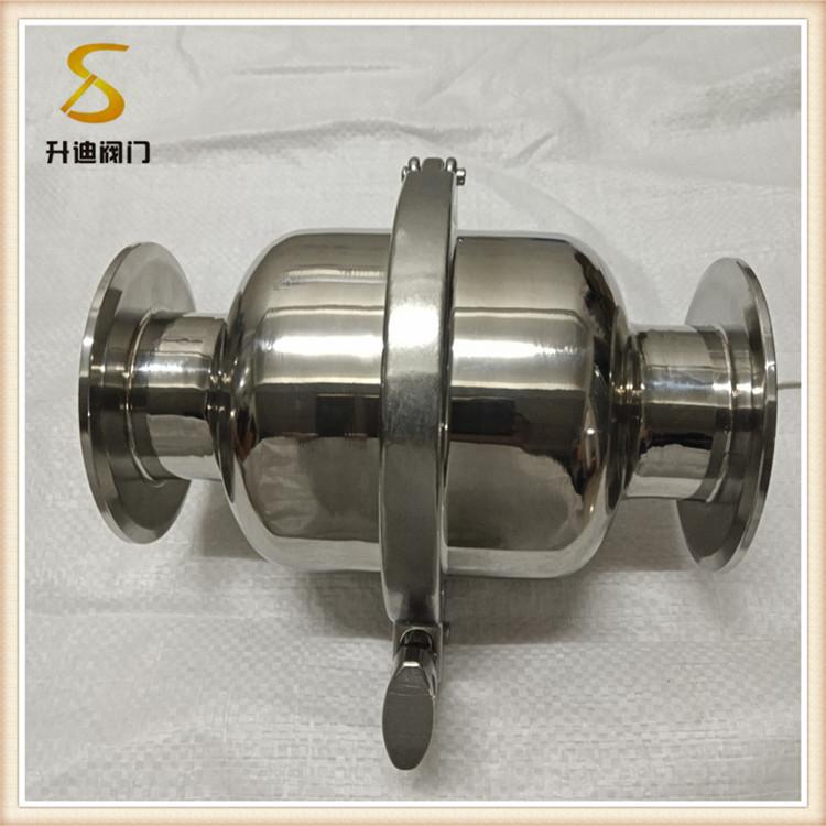 升迪管道卫生级阻火器 快装卡箍式不锈钢阻火器