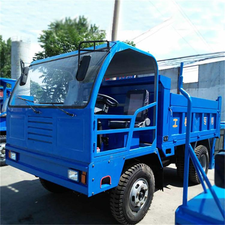 定做工程矿用四轮车 井下运矿自卸车 6吨出渣四不像车
