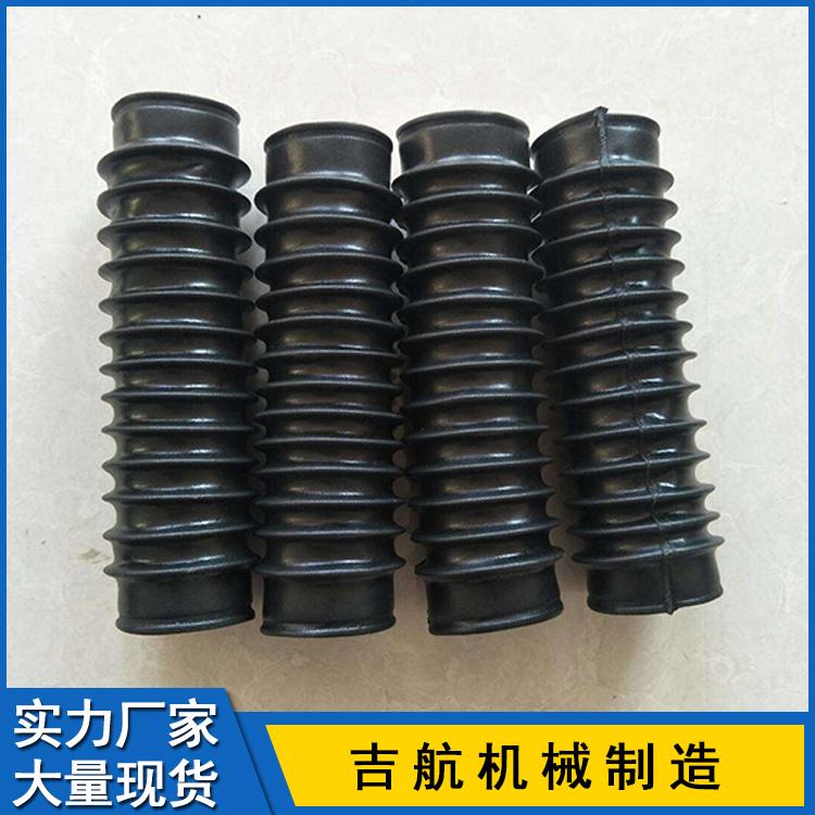 定做圆筒伸缩式气缸防护罩 拉链式油缸防尘套 丝杠防护罩 质优价廉