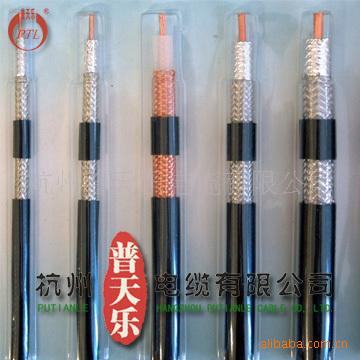 [普天乐电缆]RG6 成品/半成品/带接头 电缆 高物理发泡 厂家直销