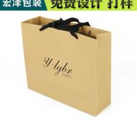 台州食品手提纸袋宏泽包装甜品纸袋礼品纸袋牛皮纸打包袋定制厂家