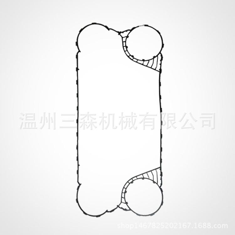 1厂家直销大量供应橡胶密封垫密封垫片板式换热器配件S121A款丁晴