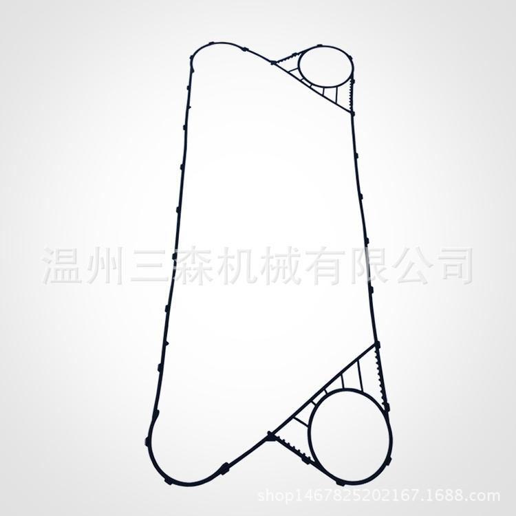 1定制款 换热器橡胶条 配件 橡胶密封垫 J107  黑色胶条  密封垫