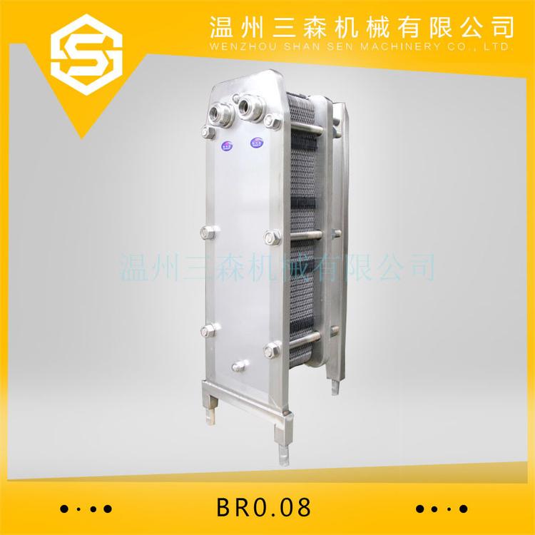 厂家定制款 热水器 板式换热器 不锈钢板片 可拆卸易清洗 BR0.08 厂家直销