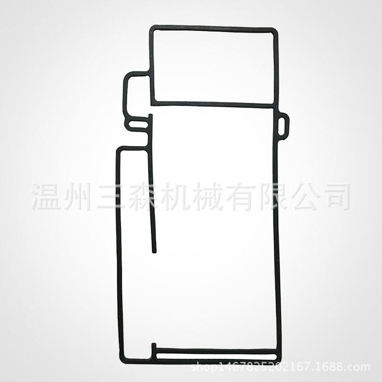 1厂家直销 橡胶垫片 换热器密封垫 BR0.4 ABCDE款 板式蒸发器配件