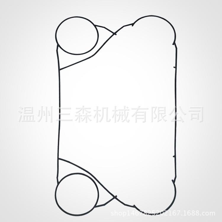1厂家直销换热器 板式换热器片 传热设备配件 换热器胶垫 BR1.1X