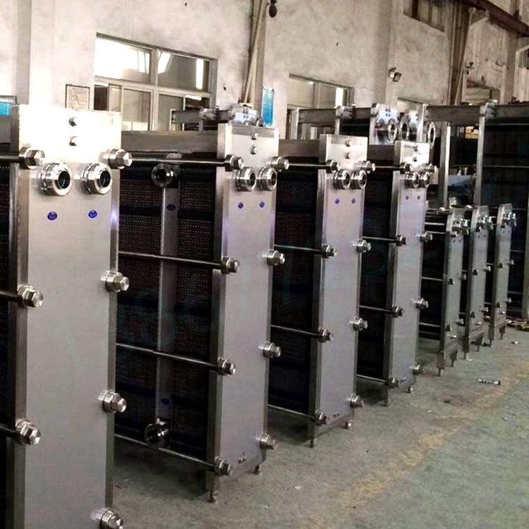 1厂家直销大量现货冰淇淋专用冷却器冷凝器板换板式换热器 BR0.25
