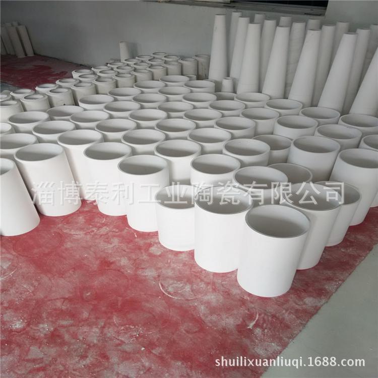 批量生产耐磨陶瓷管道，各种尺寸陶瓷管道，碳化硅耐磨管道