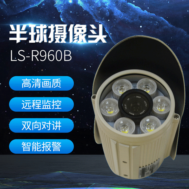 LS-R960B人脸摄像头 白光补灯高清人脸识别 3.6 6 8 10 12MM
