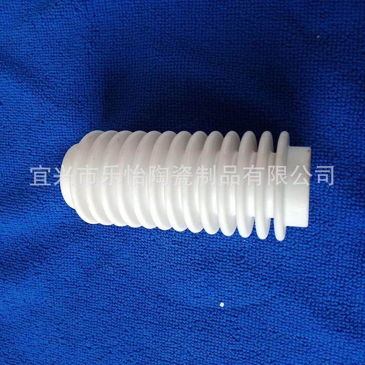 定制高耐磨氧化铝陶瓷轮 绝缘保护管 工业固定耐用陶瓷管