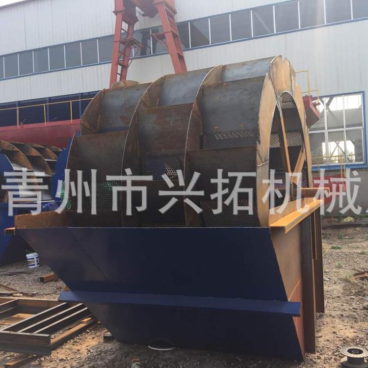 轮式洗砂机 轮式洗砂船 水洗轮生产厂家