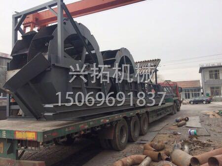 小型洗砂船 轮斗洗砂机