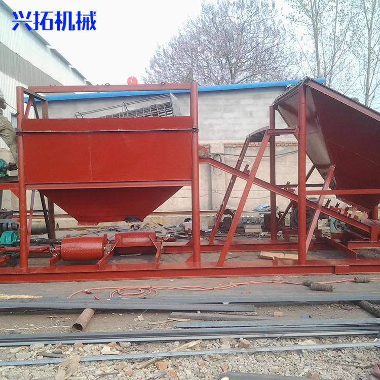 青州兴拓机械销售筛沙机  移动式遥控建筑矿石小型筛沙机械