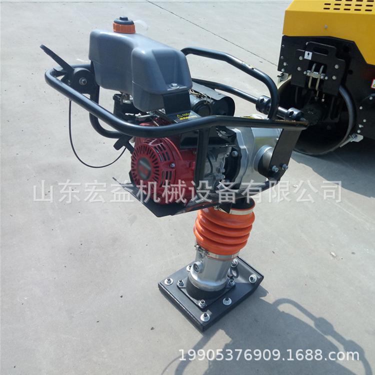 小型立式冲击夯现货直销 立式振动蹦蹦夯操作灵活 手扶立式冲击夯