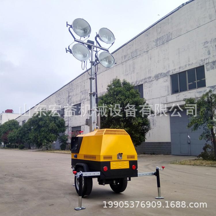 厂家直销 工程照明车应急照明车移动式照明车手推照明车