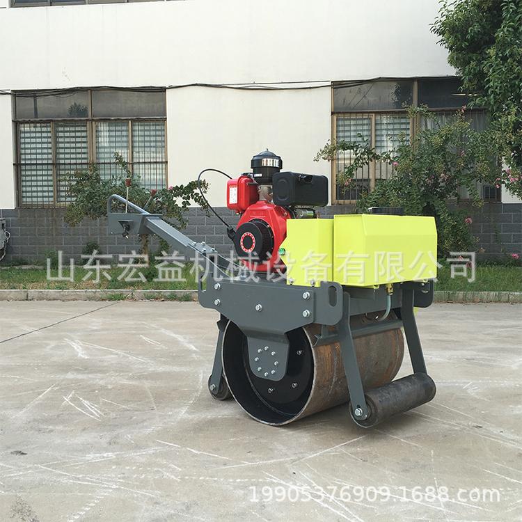 产地货源手扶式单双钢轮振动压路机路面压实压路工具全液压压路机